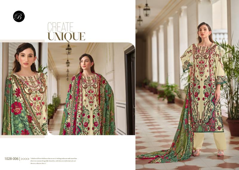 Belliza Naira Vol 91 Cotton Printed Embroidered Dress Material Collection In Surat