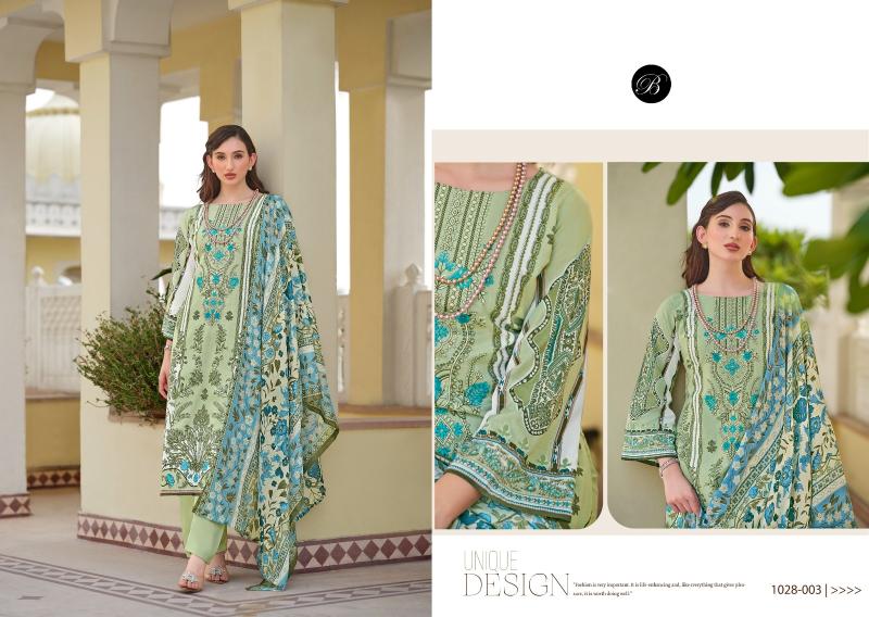 Belliza Naira Vol 91 Cotton Printed Embroidered Dress Material Collection In Surat