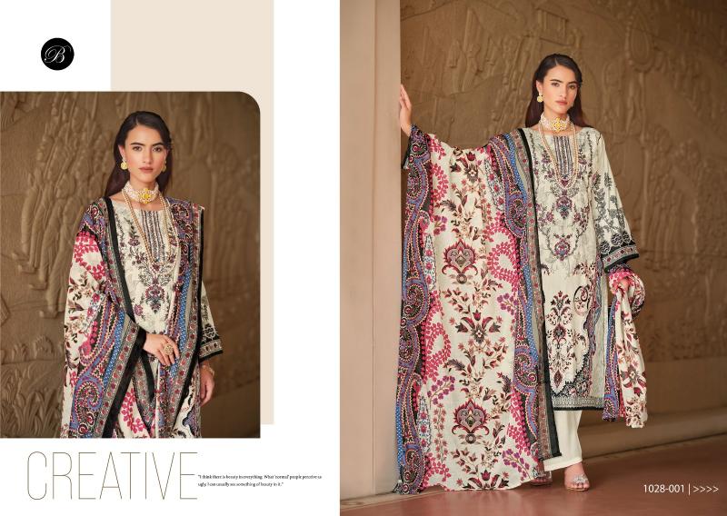 Belliza Naira Vol 91 Cotton Printed Embroidered Dress Material Collection In Surat