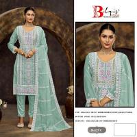 Bilqis B 129 Organza Salwar Kameez Market in Surat