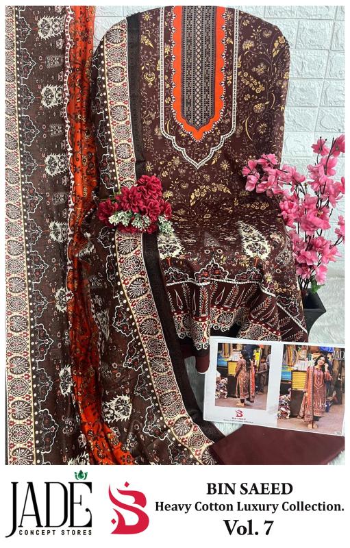 BIN SAEED JADE CONCEPT STORE BRAND DRESS MATERIAL MANUFACTURERS IN SURAT