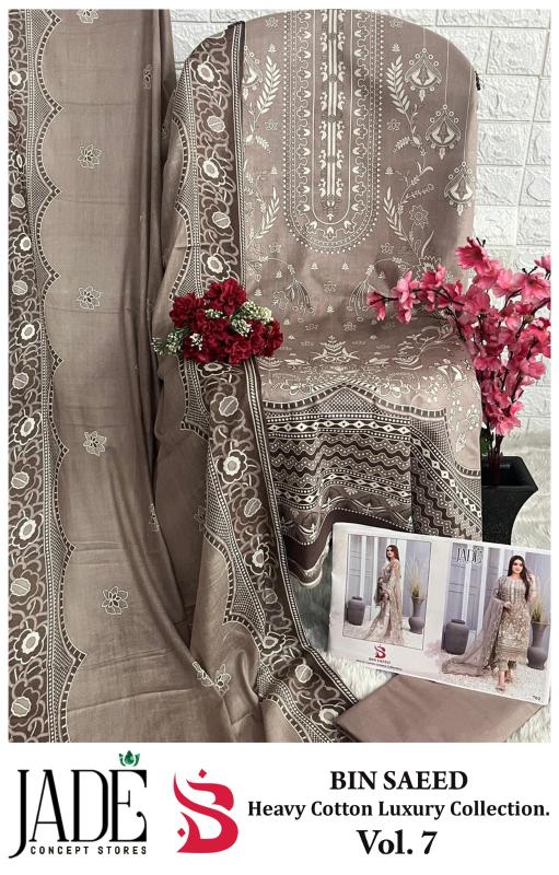 BIN SAEED JADE CONCEPT STORE BRAND DRESS MATERIAL MANUFACTURERS IN SURAT