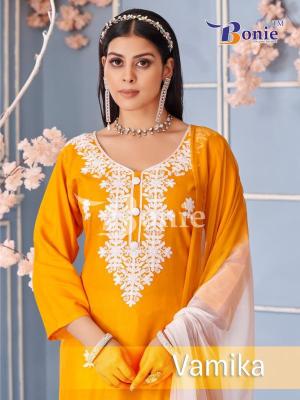 Bonie Vamika Vol 1 Catalog plazo kurti catalogue