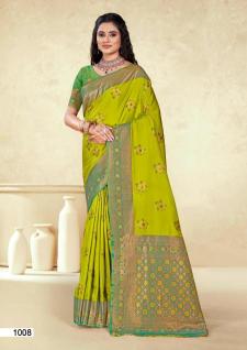 Bunawat Panghat Silk Latest Designer Festival Wear Silk Sarees Collection in Surat