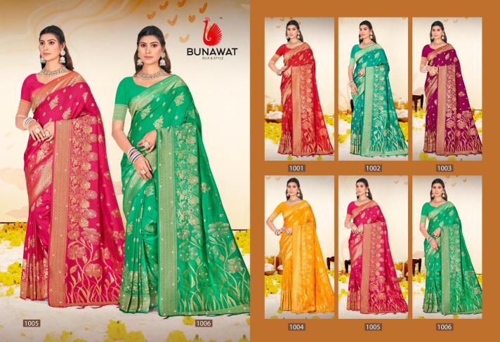 Bunawat Shubhshree Vol-2 Traditional Wear New Designer Silk Sarees Collection in India