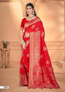 Bunawat Shubhshree Vol-3 Party Wear Exclusive Designer Silk Sarees Collection in Surat