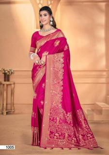 Bunawat Shubhshree Vol-3 Party Wear Exclusive Designer Silk Sarees Collection in Surat