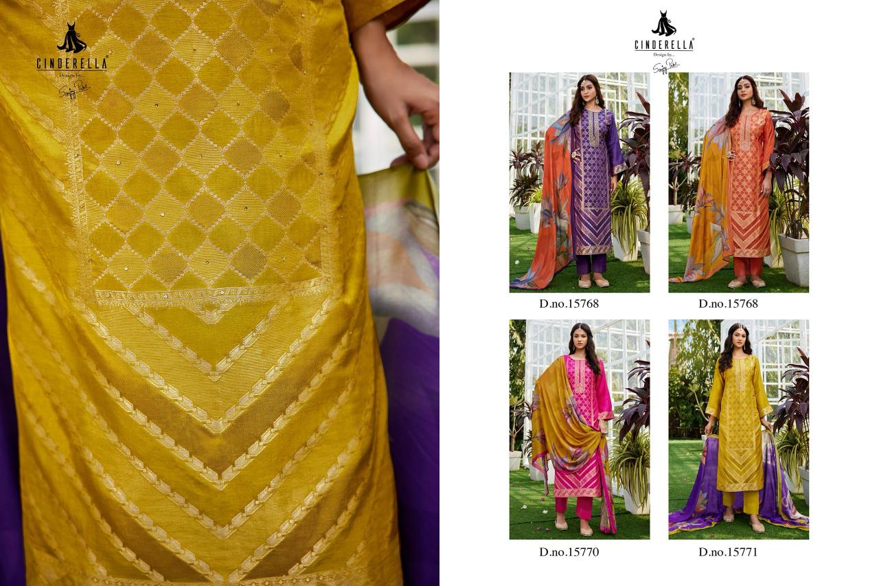 Cinderella Ashki Designer With Handwork Salwar Suit CollectionCinderella Ashki Designer With Handwork Salwar Suit Collection in Surat