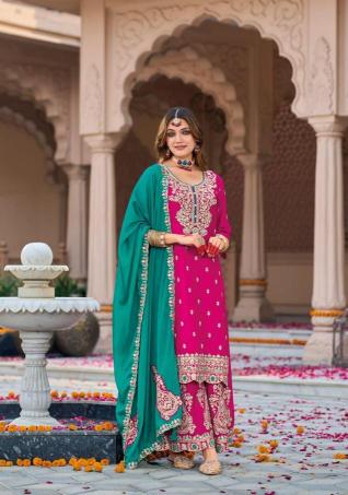 Eba Nikhar Vol 01 Kurti Plazzo With Duppata Manufacture Wholesaller in Surat