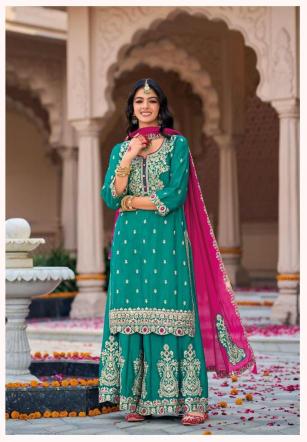 Eba Nikhar Vol 01 Kurti Plazzo With Duppata Manufacture Wholesaller in Surat
