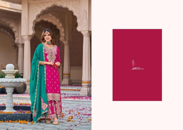 Eba Nikhar Vol 01 Kurti Plazzo With Duppata Manufacture Wholesaller in Surat