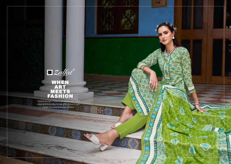 FARHANA VOL 8 by ZULFAT MANUFACTURERS OF DRESS MATERIAL IN SURAT
