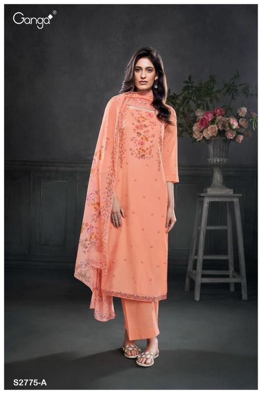 Ganga Citra Embroidered Designer Salwar Suits Collection wholesale manufacturers in Surat