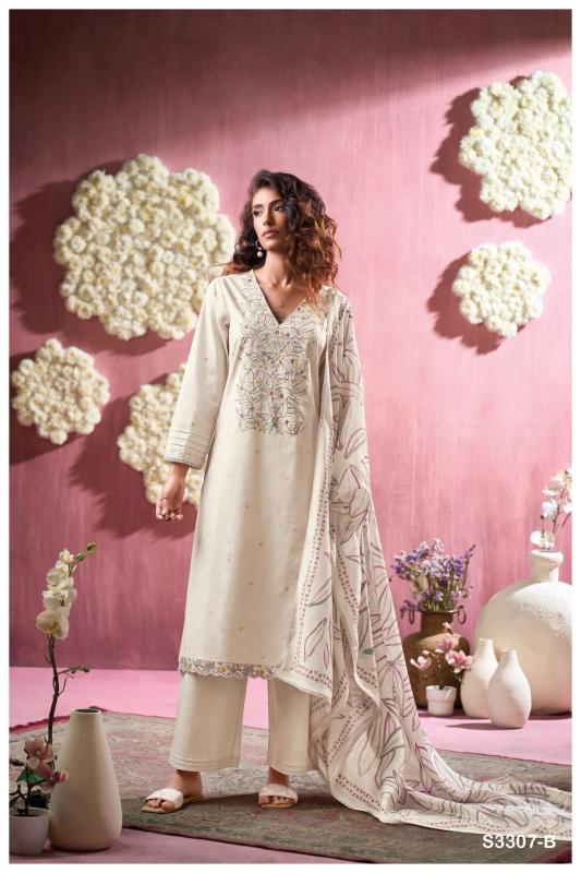 Ganga Cristal Cotton Printed Embroidered Salwar Suit Collection with wholesale price in Surat