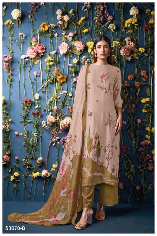 Ganga Freyal Bemberg Silk Printed Fancy Salwar Suit Collection with wholesale price in Surat