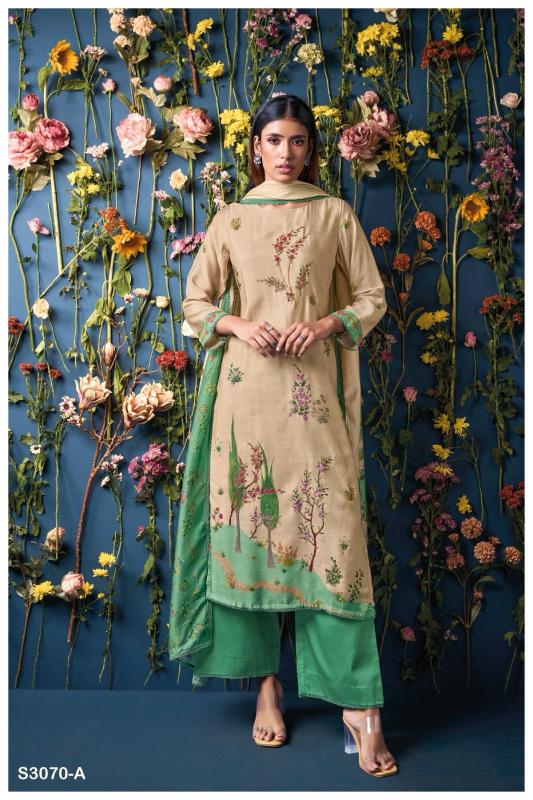Ganga Freyal Bemberg Silk Printed Fancy Salwar Suit Collection with wholesale price in Surat