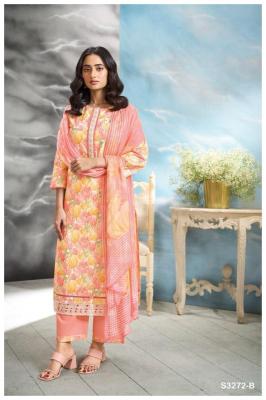 Ganga Greta 3272 Catalog cotton printed salwar kameez designs