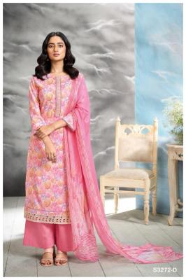 Ganga Greta 3272 Catalog cotton printed salwar kameez designs