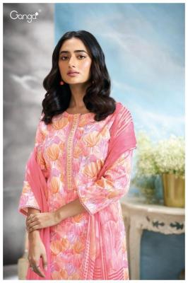 Ganga Greta 3272 Catalog cotton printed salwar kameez designs