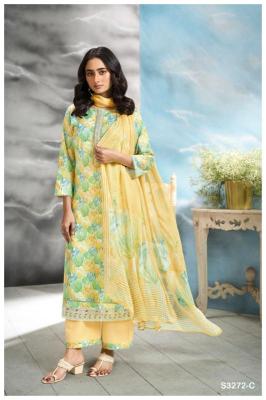 Ganga Greta 3272 Catalog cotton printed salwar kameez designs
