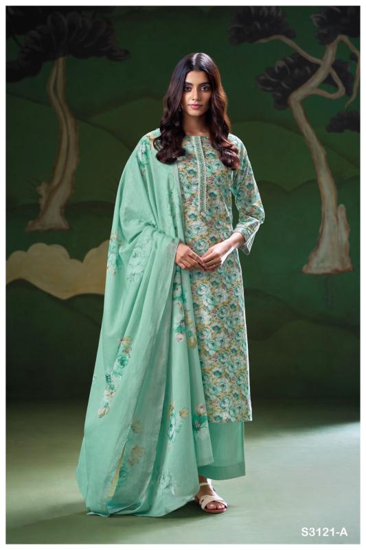 Ganga Ikshana Cotton Embroidered Designer Salwar Suits Collection in Surat