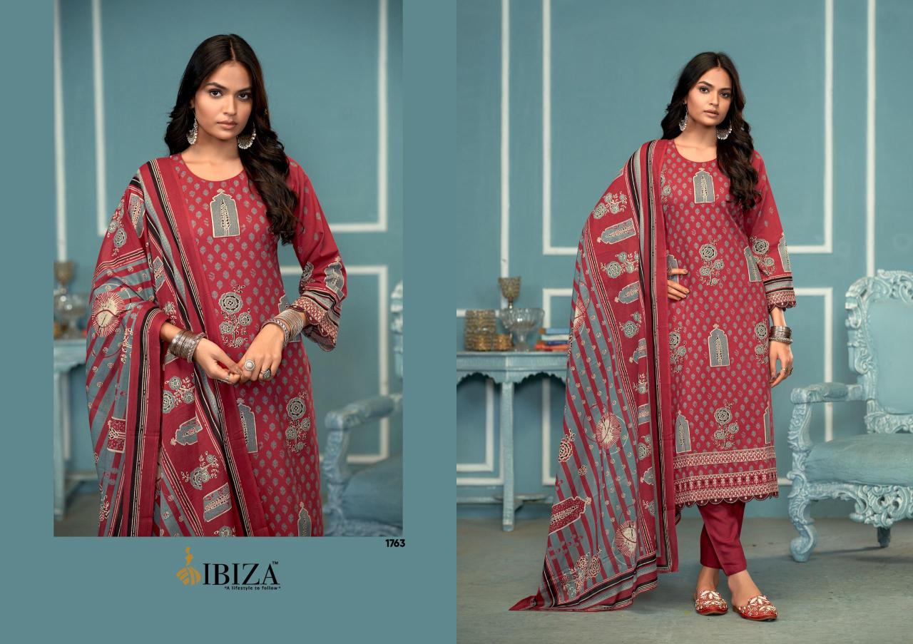Ibiza Rome Cambric Cotton Digital Printed Salwar Kameez wholesalers in Surat