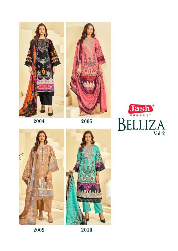 Jash Belliza Vol 2 Cotton Fancy Dress Material Collection in Surat