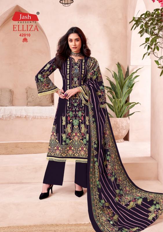 Jash Elliza Vol 42 Cotton Fancy Dress Material manufacturers of Dress material in Surat