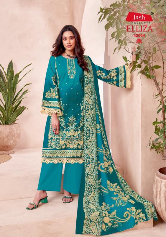 Jash Elliza Vol 42 Cotton Fancy Dress Material manufacturers of Dress material in Surat