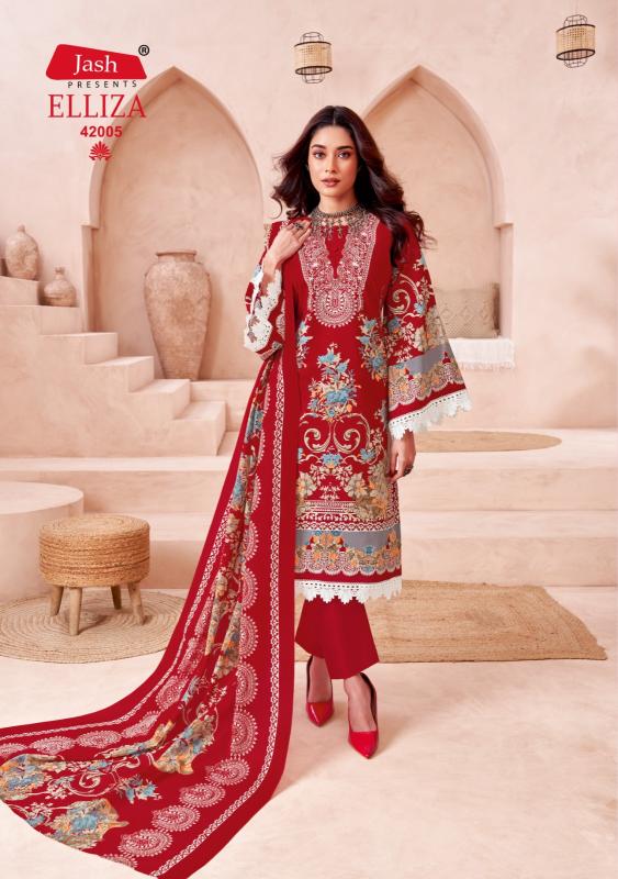 Jash Elliza Vol 42 Cotton Fancy Dress Material manufacturers of Dress material in Surat