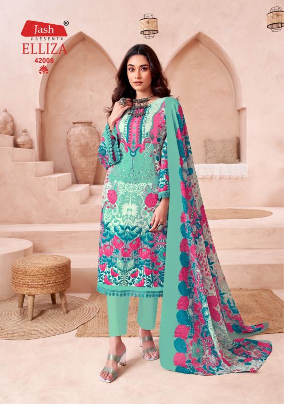 Jash Elliza Vol 42 Cotton Fancy Dress Material manufacturers of Dress material in Surat