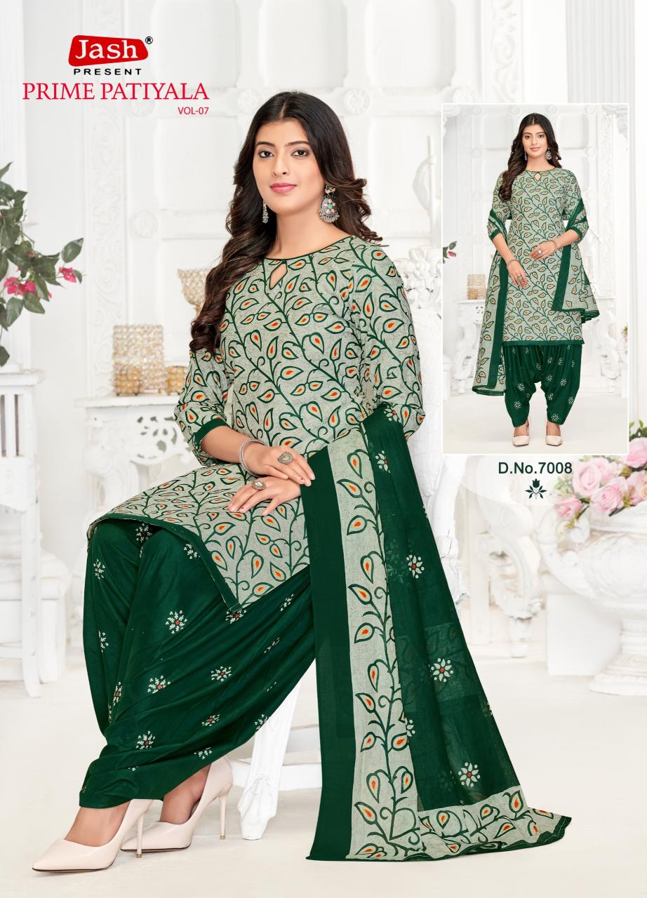 Jash Prime Patiyala Vol 7 Cotton Dress Material Collection in India