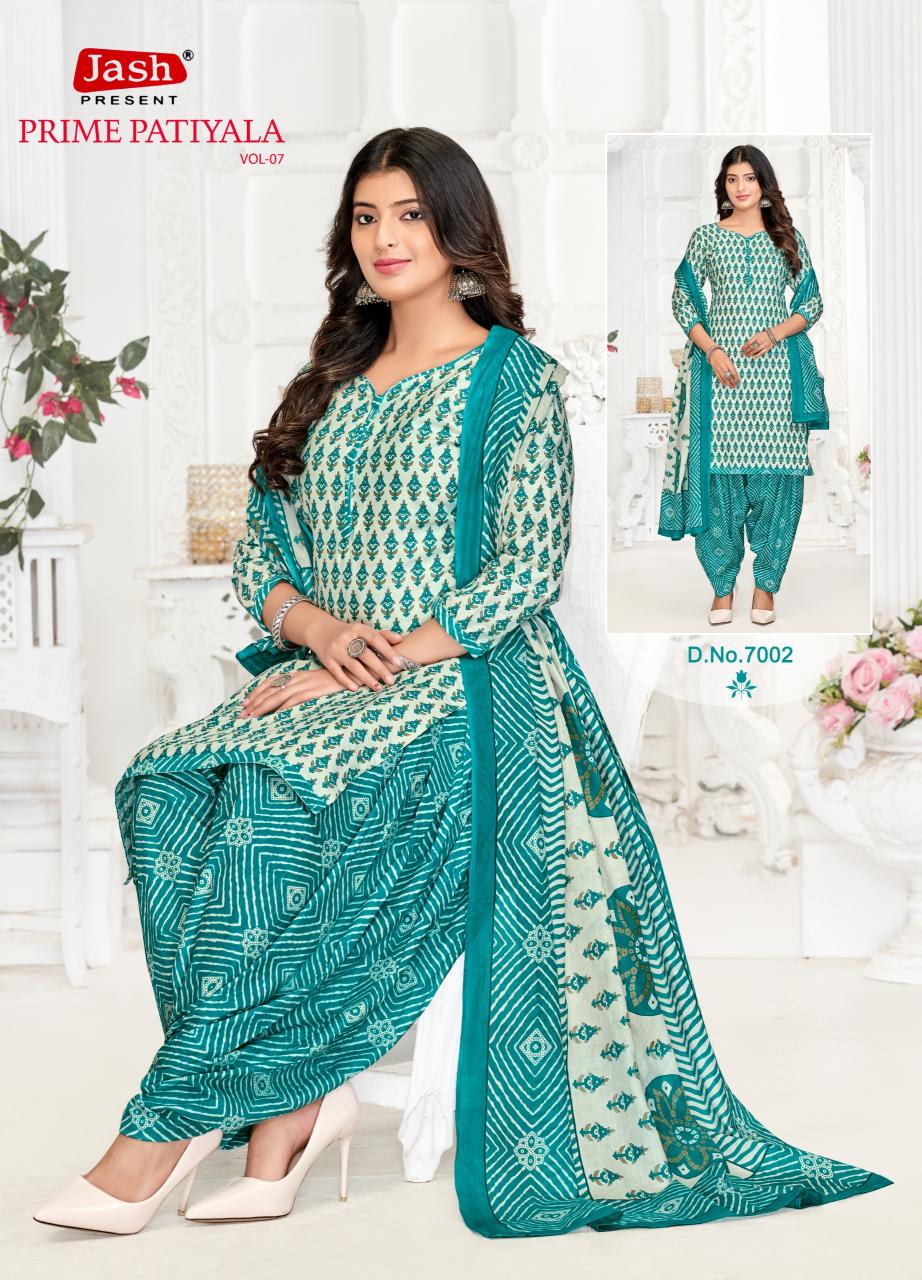 Jash Prime Patiyala Vol 7 Cotton Dress Material Collection in India