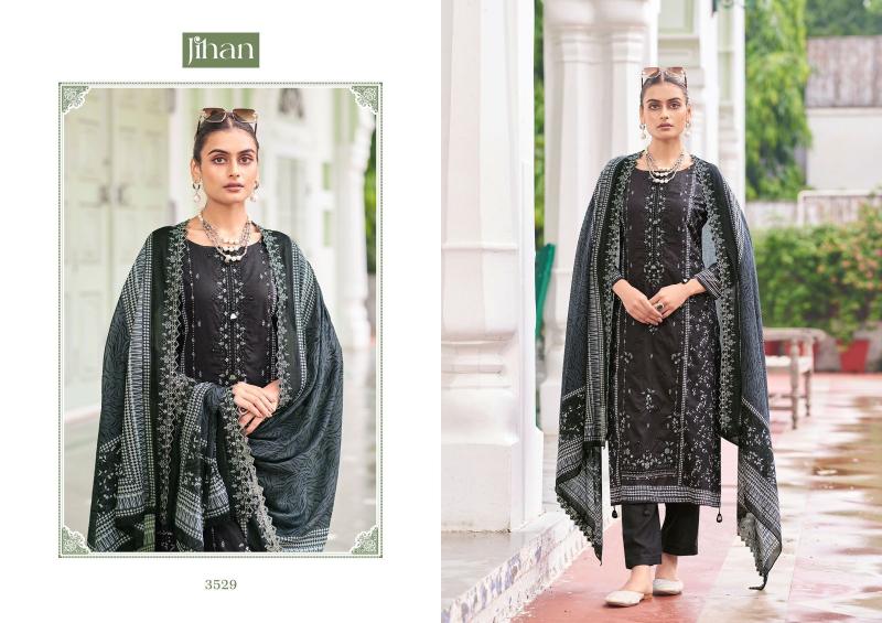 Jihan Bin Saeed Vol 15 Lawn Printed Dress Material Collection wholesale market in Surat