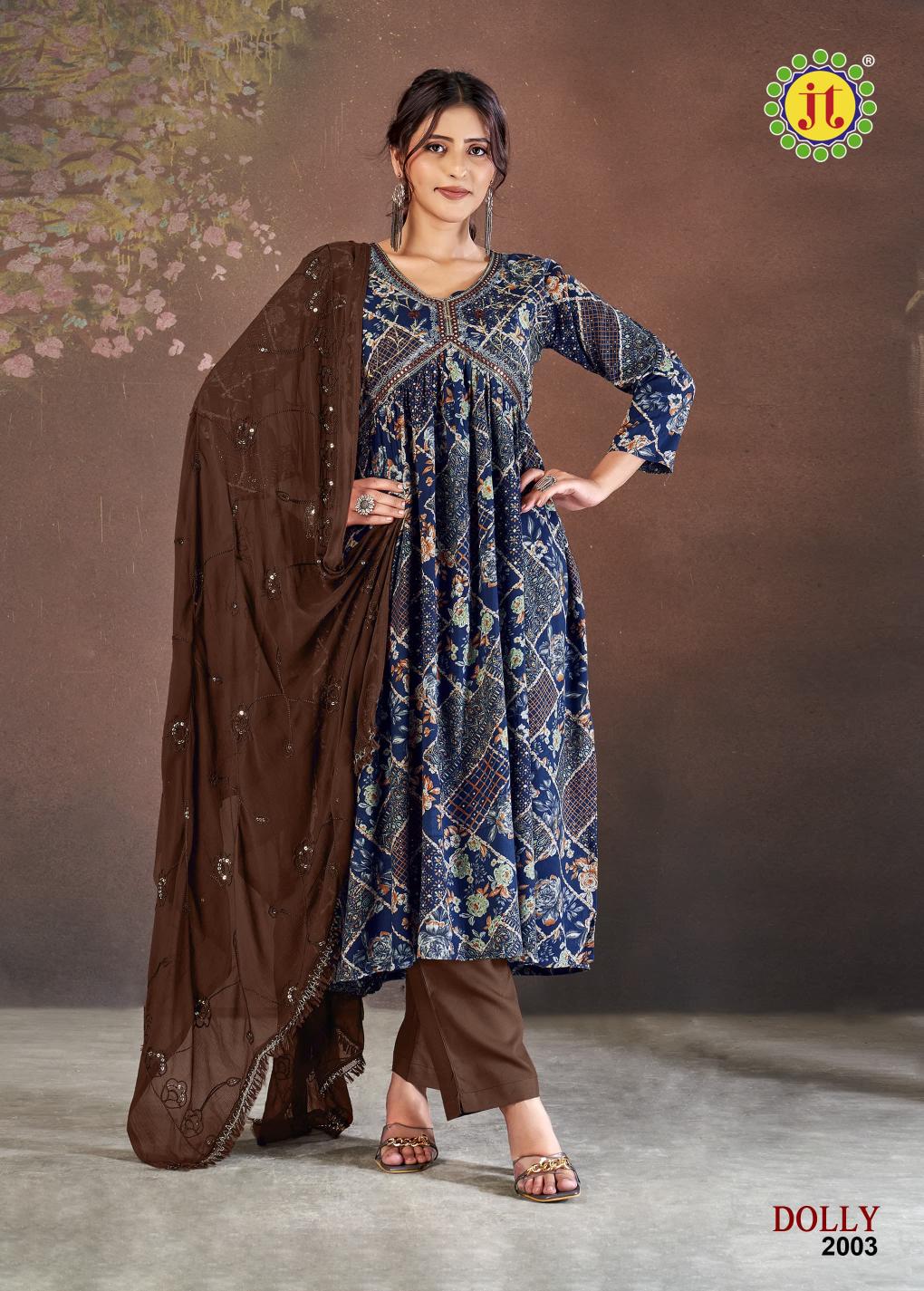 Jt Dolly Vol 2 Ready Made Rayon Dress Collection in Surat