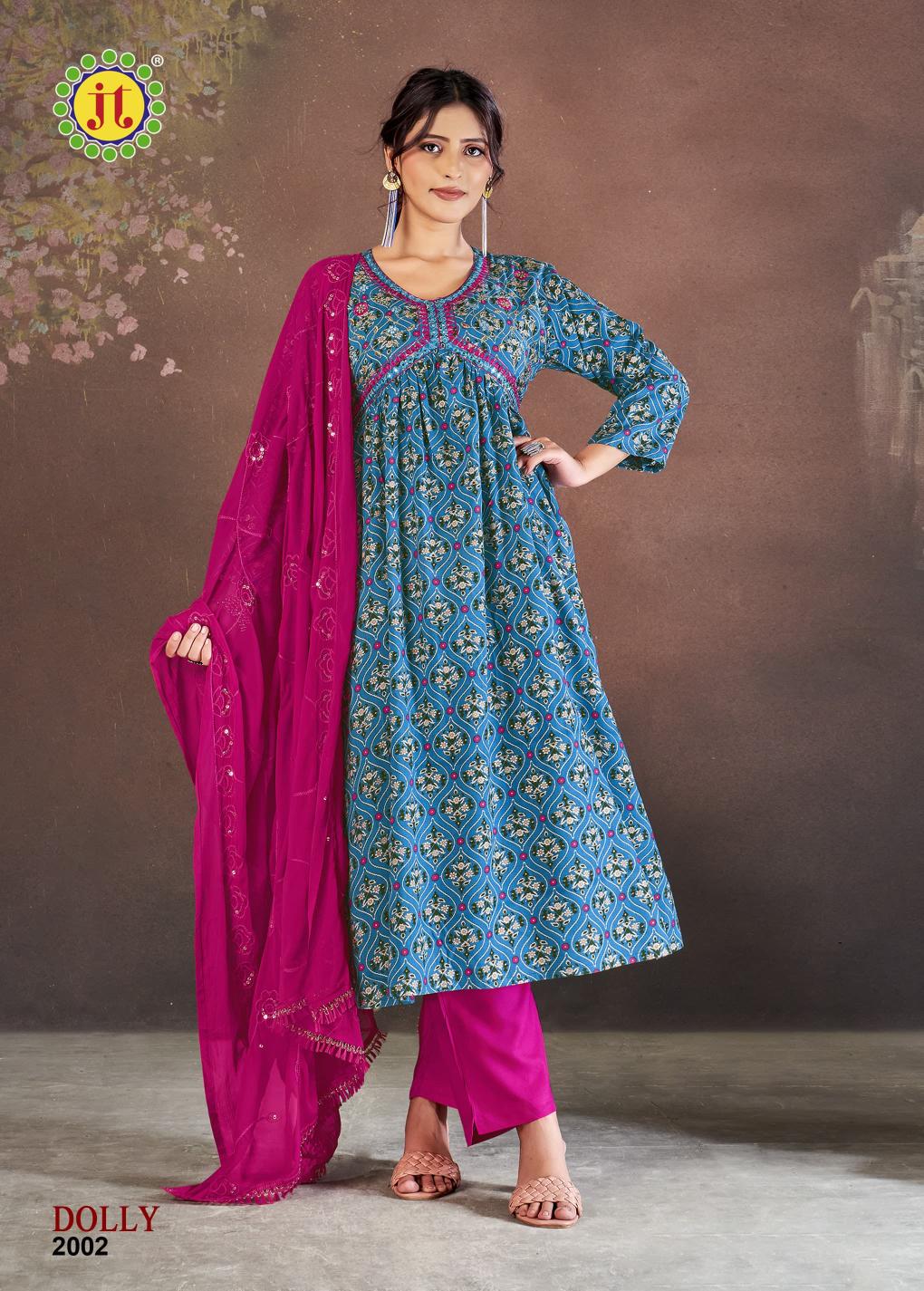 Jt Dolly Vol 2 Ready Made Rayon Dress Collection in Surat