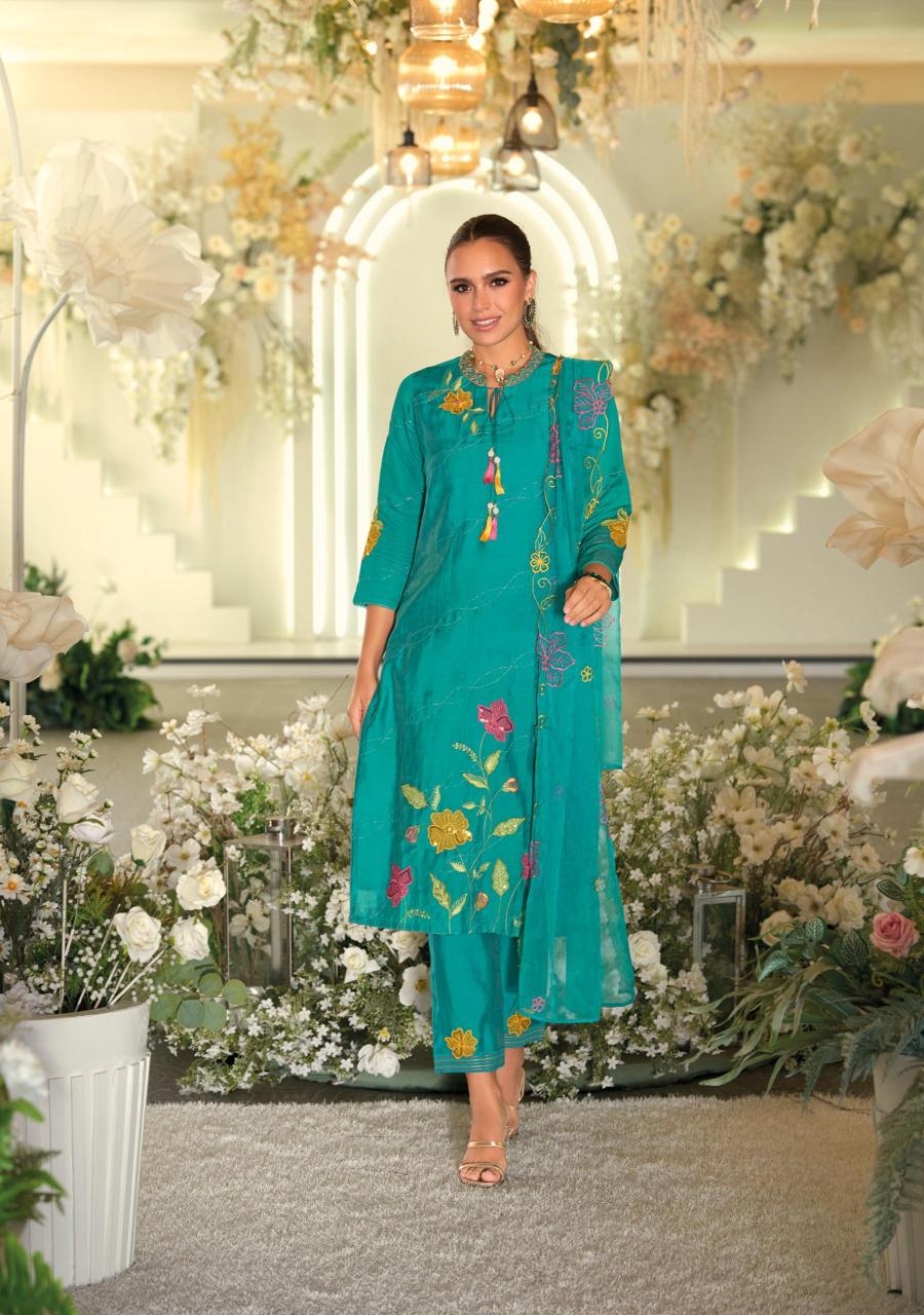 Kailee Angle Viscose Top Bottom With Dupatta Collection wholesale manufacturers in Surat