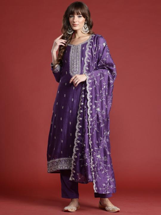 Kapda Wholesale Indo Era 2547 Floral Embroidered Silk Kurta Bottom With Dupatta manufacturers of Kurti in Surat