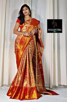 Kapda Wholesale Kanjivaram Silk saree wholesaller in india