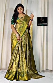 Kapda Wholesale Kanjivaram Silk saree wholesaller in india