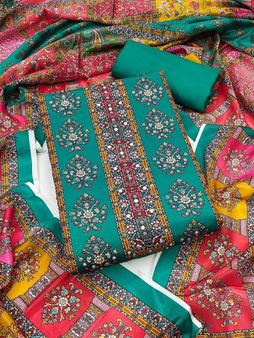 Kapda Wholesale Maharaja 1 Digital Printed Fancy Silk Dress Material Collection Wholesale manufacturers in Surat