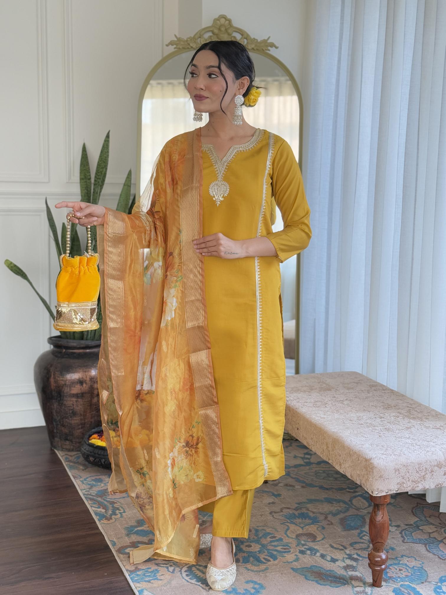 kapda Wholesale Sku 611 Viscose Chanderi Kurti Bottom With Dupatta manufacturers of Kurti in India