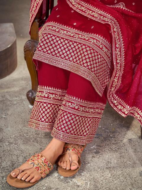 Kapda Wholesale Vichitra Silk Salwar Kameez Wholesaller In India