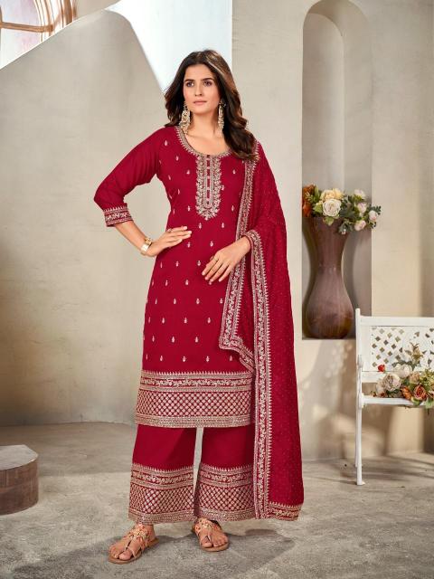 Kapda Wholesale Vichitra Silk Salwar Kameez Wholesaller In India