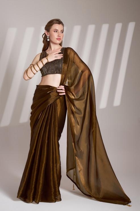 Kapda wholesale Ziva 33 Party Wear Organza Saree Collection in Surat