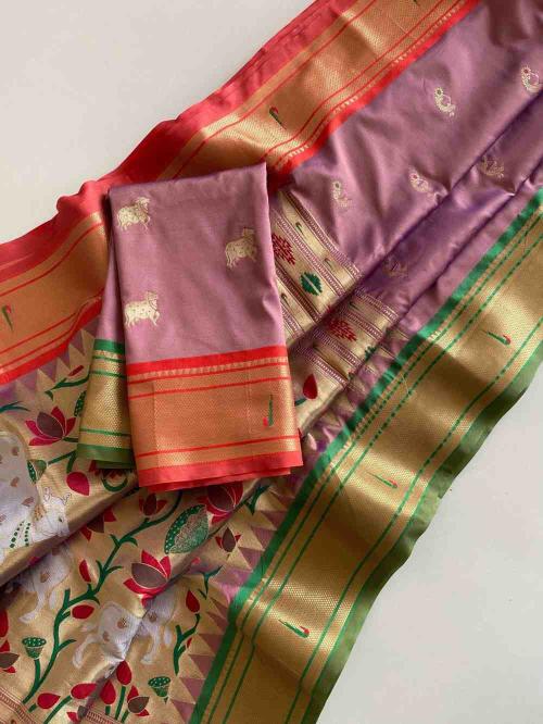 Kc 3086 Festive Wear Paithani Silk Saree wholesale manufacturers in Surat