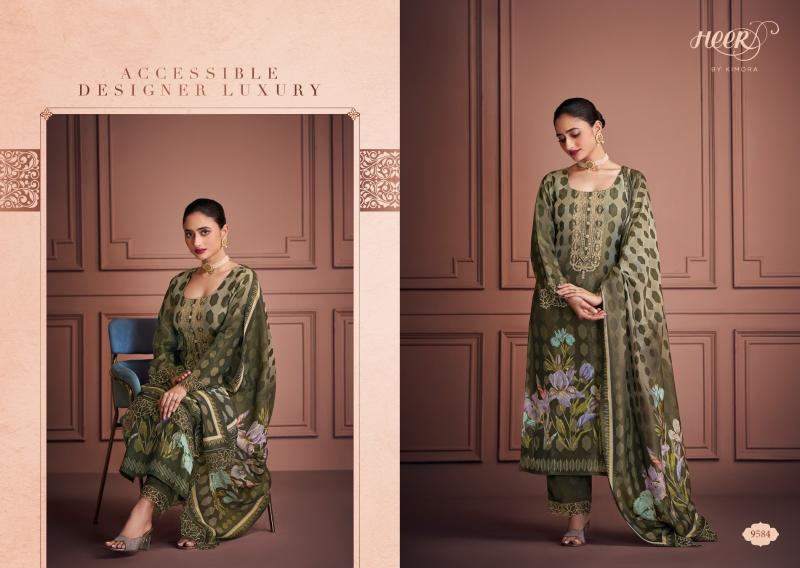 Kimora Heer Saaj Digital Printed Salwar Suits Collection wholesale market in Surat