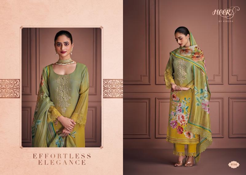 Kimora Heer Saaj Digital Printed Salwar Suits Collection wholesale market in Surat