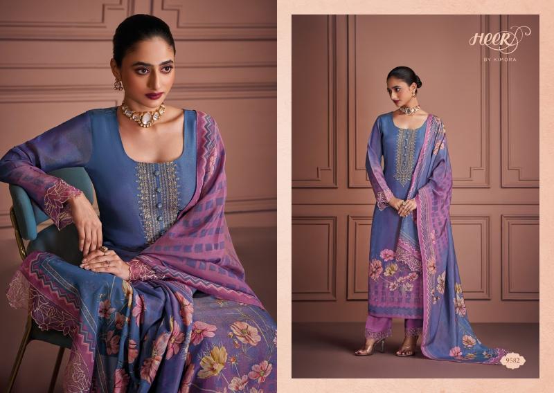 Kimora Heer Saaj Digital Printed Salwar Suits Collection wholesale market in Surat