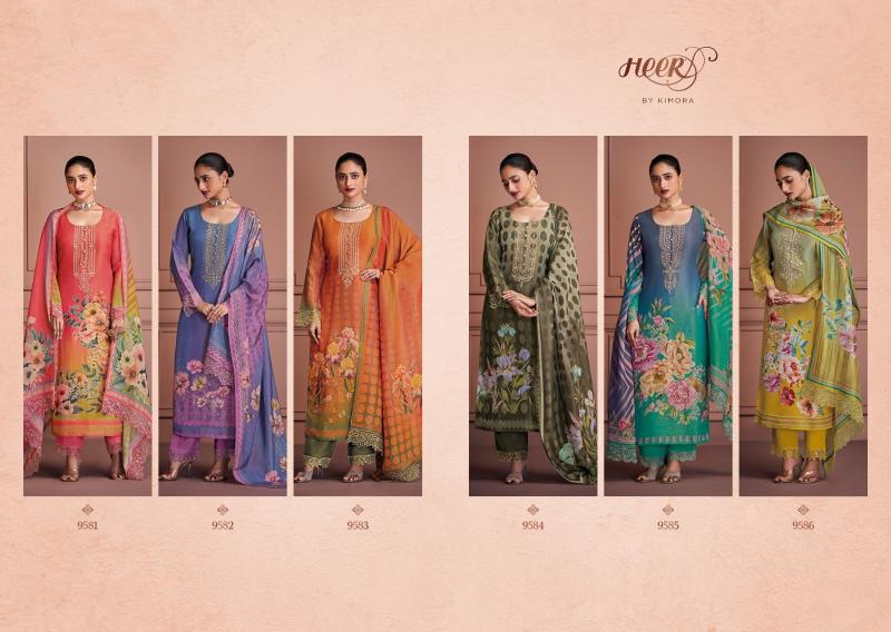 Kimora Heer Saaj Digital Printed Salwar Suits Collection wholesale market in Surat
